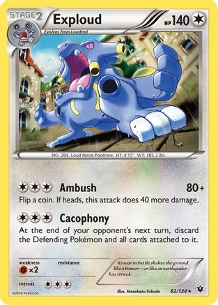 Exploud 82/124 - XY Fates Collide