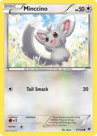 Minccino (87) 87/124 - XY Fates Collide Reverse Holofoil