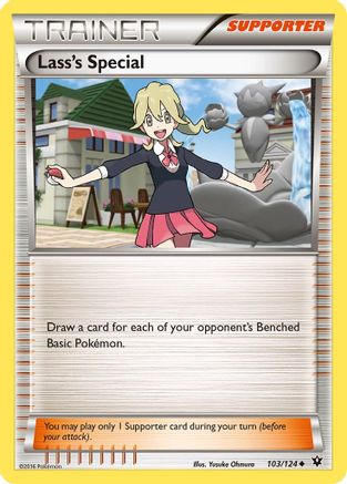Lass's Special 103/124 - XY Fates Collide Reverse Holofoil