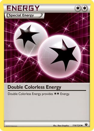 Double Colorless Energy 114/124 - XY Fates Collide