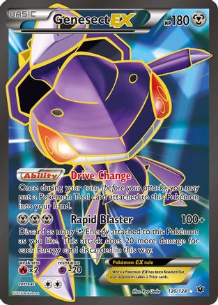 Genesect EX (Full Art) 120/124 - XY Fates Collide Holofoil