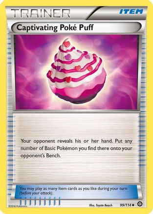 Captivating Poke Puff 99/114 - XY Steam Siege