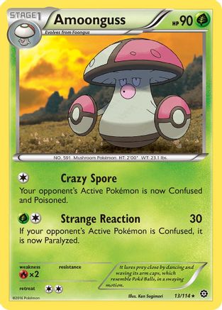 Amoonguss 13/114 - XY Steam Siege Reverse Holofoil