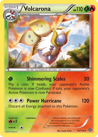 Volcarona 15/114 - XY Steam Siege