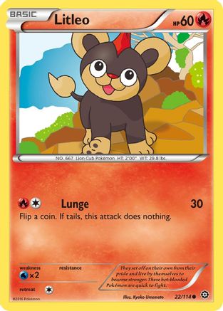 Litleo 22/114 - XY Steam Siege
