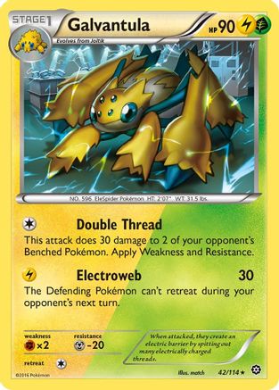 Galvantula 42/114 - XY Steam Siege