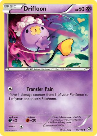 Drifloon 46/114 - XY Steam Siege Reverse Holofoil