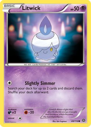 Litwick 48/114 - XY Steam Siege