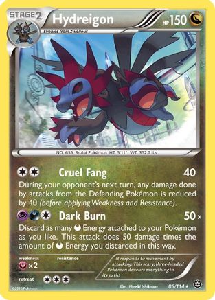 Hydreigon 86/114 - XY Steam Siege Holofoil