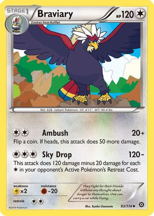 Braviary 93/114 - XY Steam Siege