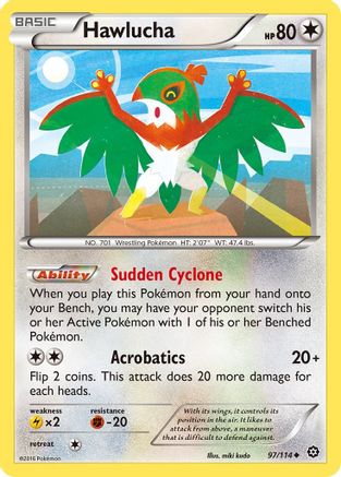 Hawlucha 97/114 - XY Steam Siege