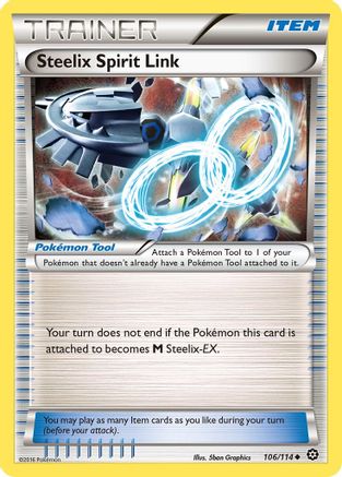 Steelix Spirit Link 106/114 - XY Steam Siege Reverse Holofoil