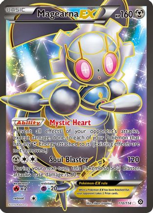 Magearna EX (Full Art) 110/114 - XY Steam Siege Holofoil
