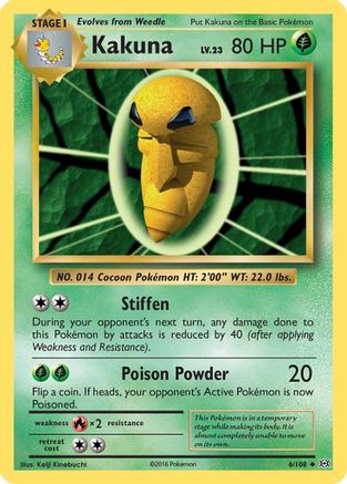 Kakuna 6/108 - XY Evolutions