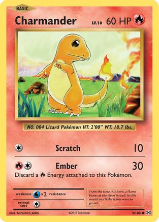 Charmander 9/108 - XY Evolutions