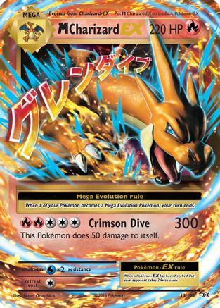 M Charizard EX 13/108 - XY Evolutions Holofoil
