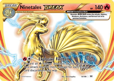 Ninetales BREAK 16/108 - XY Evolutions Holofoil