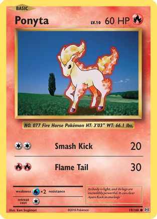 Ponyta 19/108 - XY Evolutions