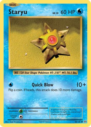 Staryu 30/108 - XY Evolutions