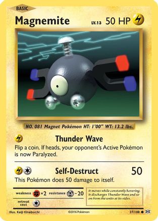 Magnemite 37/108 - XY Evolutions
