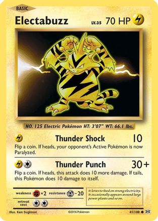 Electabuzz 41/108 - XY Evolutions