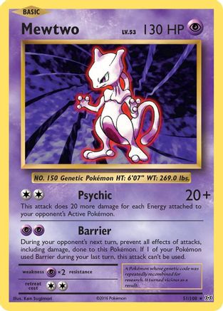 Mewtwo 51/108 - XY Evolutions