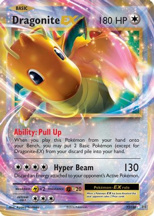 Dragonite EX 72/108 - XY Evolutions Holofoil