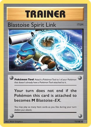 Blastoise Spirit Link 73/108 - XY Evolutions Reverse Holofoil