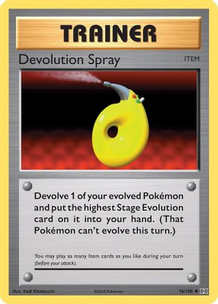 Devolution Spray 76/108 - XY Evolutions