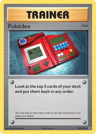 Pokedex 82/108 - XY Evolutions Reverse Holofoil