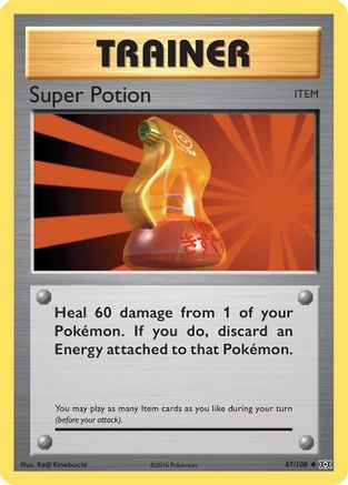 Super Potion 87/108 - XY Evolutions
