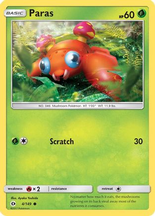 Paras 4/149 - SM Base Set