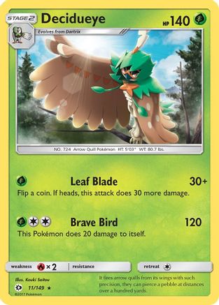 Decidueye 11/149 - SM Base Set