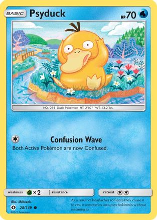 Psyduck 28/149 - SM Base Set