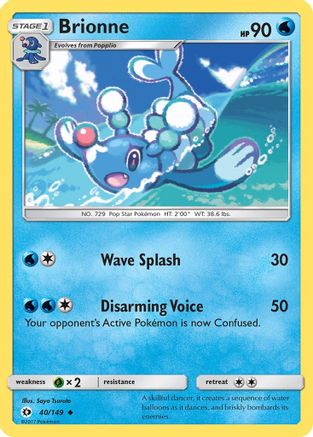 Brionne 40/149 - SM Base Set Reverse Holofoil