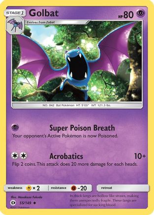 Golbat 55/149 - SM Base Set