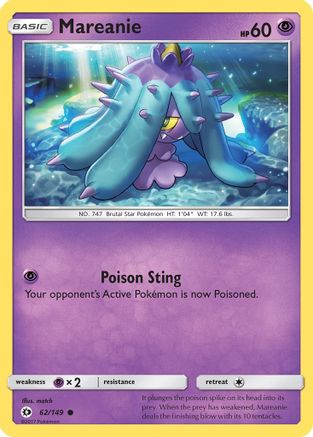 Mareanie 62/149 - SM Base Set