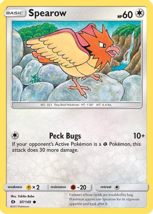 Spearow 97/149 - SM Base Set