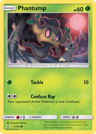 Phantump 6/145 - SM Guardians Rising Reverse Holofoil