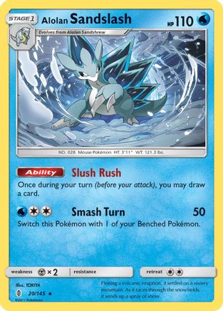 Alolan Sandslash 20/145 - SM Guardians Rising Reverse Holofoil