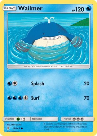 Wailmer 29/145 - SM Guardians Rising