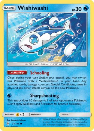 Wishiwashi 37/145 - SM Guardians Rising Reverse Holofoil