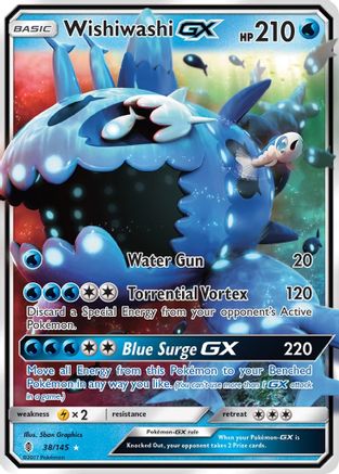 Wishiwashi GX 38/145 - SM Guardians Rising Holofoil