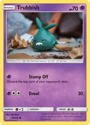 Trubbish 50/145 - SM Guardians Rising Reverse Holofoil