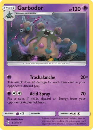 Garbodor 51/145 - SM Guardians Rising