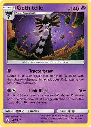 Gothitelle 54/145 - SM Guardians Rising Reverse Holofoil