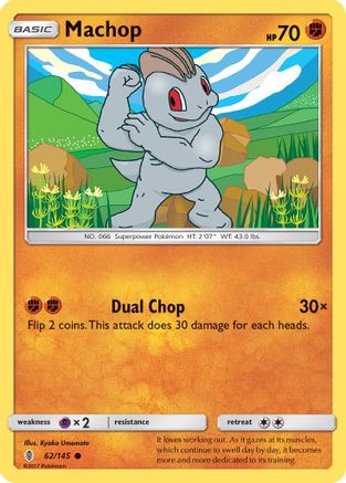 Machop (62) 62/145 - SM Guardians Rising