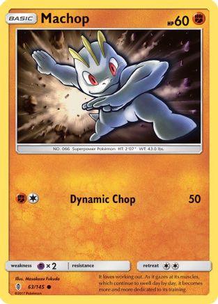 Machop (63) 63/145 - SM Guardians Rising