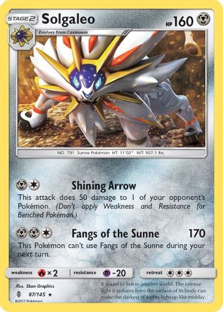 Solgaleo 87/145 - SM Guardians Rising