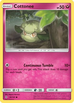Cottonee 90/145 - SM Guardians Rising Reverse Holofoil